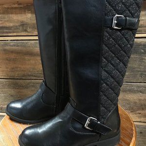 Fioni Girl Prim Boot Black Sz 1 NEW